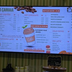 La Carraia - Drink menu