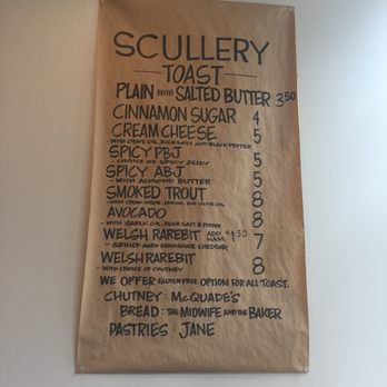 Scullery - Toast Menu - Coffee & Tea Near Me - San Francisco, California Scullery - Toast Menu - Coffee & Tea Near Me - San Francisco, California