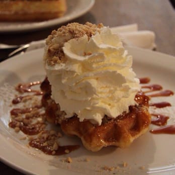Nero Waffles - This keeps haunting me in my dreams! Best waffle in the world! Brasilliene with soft waffles. - Desserts Near Me - Vancouver, British Columbia
