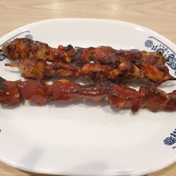 Two Greeks To Go - Lamb shish-ka-bobs