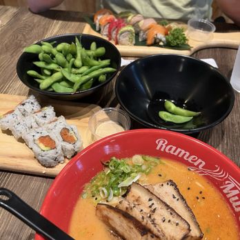Ramen Mura - Spicy Tonkotsu Ramen and spicy tuna roll - Ramen Near Me - Orange, California Ramen Mura - Spicy Tonkotsu Ramen and spicy tuna roll - Ramen Near Me - Orange, California