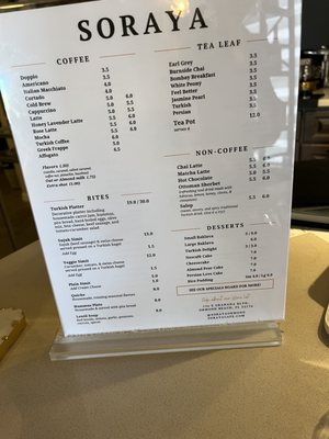 Menu photo 2 Soraya Cafe Ormond Beach, FL