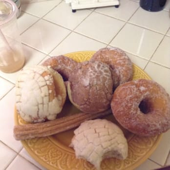 La Estrella Bakery - A few pieces of pan de huevo, churro and sugar doughnuts - Bakeries Near Me - Tucson, Arizona La Estrella Bakery - A few pieces of pan de huevo, churro and sugar doughnuts - Bakeries Near Me - Tucson, Arizona