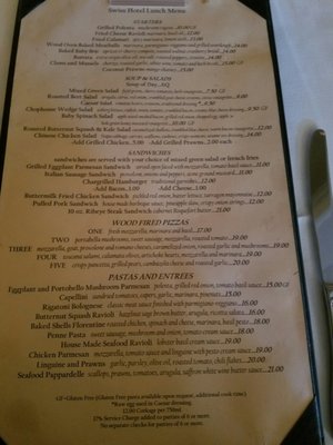 Menu photo 5 Swiss Bar & Restaurant Sonoma, CA Menu photo 5 Swiss Bar & Restaurant Sonoma, CA