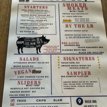 Rogue BBQ PGH - Menu - Caterers Near Me - Homestead, Pennsylvania Rogue BBQ PGH - Menu - Caterers Near Me - Homestead, Pennsylvania