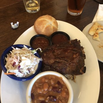 Olde Hickory Station - Ribs and pulled pork plate - New American Near Me - Hickory, North Carolina Olde Hickory Station - Ribs and pulled pork plate - New American Near Me - Hickory, North Carolina