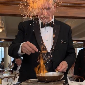 Arnaud's Restaurant - Preparing our Bananas Foster at the table... - Cajun/Creole Near Me - New Orleans, Louisiana Arnaud's Restaurant - Preparing our Bananas Foster at the table... - Cajun/Creole Near Me - New Orleans, Louisiana