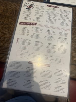 Menu photo 1 Gus's Barbecue Claremont, CA Menu photo 1 Gus's Barbecue Claremont, CA