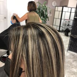 C T Beauty Salon - Hair color