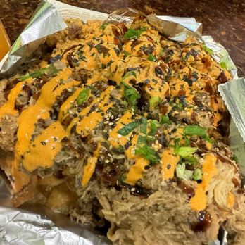 Kehau's Kitchen - Pua'a to de Poke Nachos - Hawaiian Near Me - Aiea, Hawaii