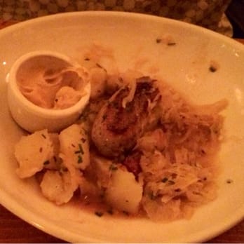 Leopold's - House made sausage, potatoes, cabbage & mustard. - German Near Me - San Francisco, California