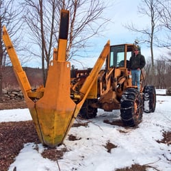 Getting ready to dig at our farm
