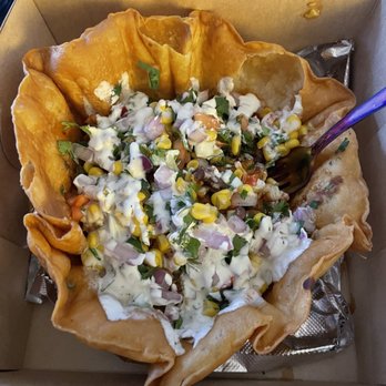 Bubbakoo's Burritos - MANGO HABANERO GRILLED CHICKEN TACO SALAD - Tacos Near Me - Estero, Florida