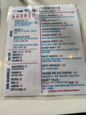 Menu photo 1 Uno Más - Spokane Spokane, WA