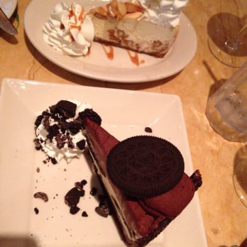 The Cheesecake Factory - Oreo cheesecake & white chocolate macadamia cheesecake - Desserts Near Me - Hackensack, New Jersey