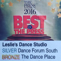 Dance Place - We won!  Best of the press bronze! Thank you to all of our amazing parents that voted!!