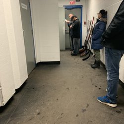 Westwood Arena - Hall to: Two of four locker rooms @Westwood Arena, Edmonton, AB