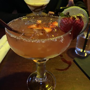 Vejigantes - Strawberry margarita - Puerto Rican Near Me - Boston, Massachusetts
