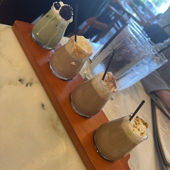 Zeytin - Latte flight. Delicious like dessert! - Mediterranean Near Me - Myrtle Beach, South Carolina Zeytin - Latte flight. Delicious like dessert! - Mediterranean Near Me - Myrtle Beach, South Carolina