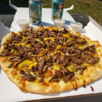Larsa's Mediterranean - Shawarma Rosemary Potato Pizza - Pizza Near Me - Skokie, Illinois Larsa's Mediterranean - Shawarma Rosemary Potato Pizza - Pizza Near Me - Skokie, Illinois