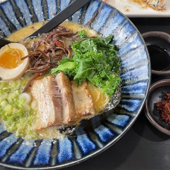Haru Sushi Izakaya - Classic Tonkotsu with chili paste and black garlic truffle oil. - Sushi Bars Near Me - Fort Wayne, Indiana