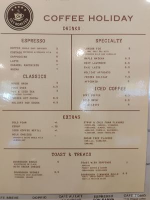 Menu photo 1 Coffee Holiday North Tonawanda, NY