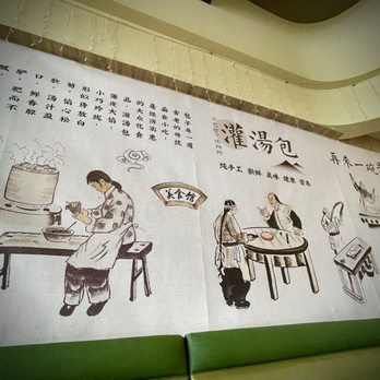 Dumpling and Noodle House - Mural inside - Noodles Near Me - Concord, California