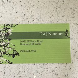 D & J Retail Nurseries
