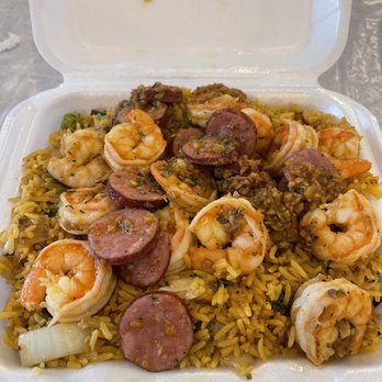Lone Star Seafood - The Box Fried Rice - Seafood Near Me - Houston, Texas