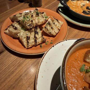 Lazy Dog Restaurant & Bar - Freshly grilled garlic bread - New American Near Me - Richmond, Texas Lazy Dog Restaurant & Bar - Freshly grilled garlic bread - New American Near Me - Richmond, Texas