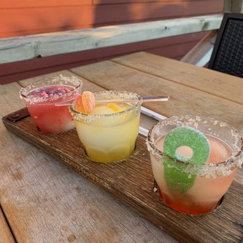 Lone Star Cantina - Candy Land margarita flight - Burgers Near Me - Whitby, Ontario Lone Star Cantina - Candy Land margarita flight - Burgers Near Me - Whitby, Ontario