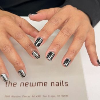 The NewMe Nails - Alternating design combo on both hands - Nail Salons Near Me - San Diego, California The NewMe Nails - Alternating design combo on both hands - Nail Salons Near Me - San Diego, California
