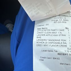 The OC Outlet - Proof of purchases. Even got free items for over 10.00 spent. Awesome place. Everyone should know about this gem of a place!!