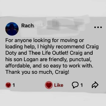 Thee Life Outlet - My first review - Junk Removal & Hauling Near Me Thee Life Outlet - My first review - Junk Removal & Hauling Near Me