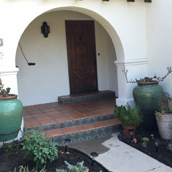 Rocky and Son Tile Setting - Our North Hollywood house after Rocky and Son Tiled our front and back porches with Saltillo and decorative Spanish tile. Big improvement! - Flooring Near Me - Valley Village, California Rocky and Son Tile Setting - Our North Hollywood house after Rocky and Son Tiled our front and back porches with Saltillo and decorative Spanish tile. Big improvement! - Flooring Near Me - Valley Village, California