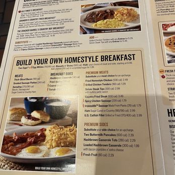 Cracker Barrel Old Country Store - Menu - American Near Me - Lumberton, North Carolina