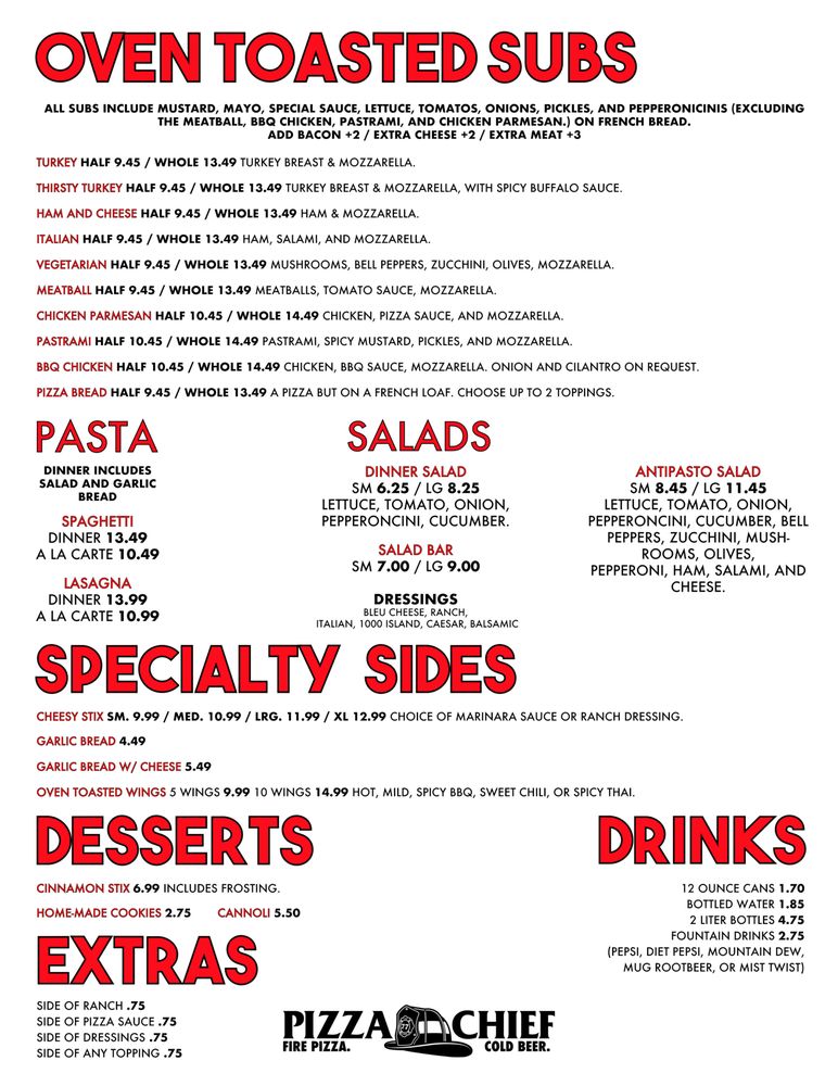 PIZZA CHIEF 76 Photos & 153 Reviews 7770 Telegraph Rd, Ventura