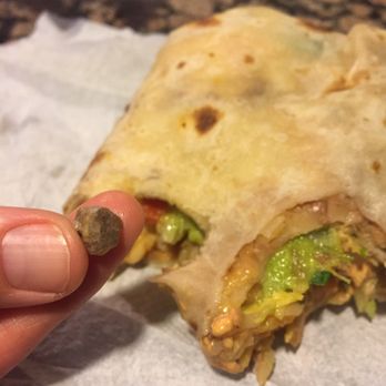 Cali Tacos - Burrito with a rock in it - Mexican Near Me - Orange, California