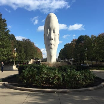 Millennium Park - November 2015: Millennium Park displayed four cast iron resins sculptures in honor or Jaume Plensa's Crown Foundation. - Parks Near Me - Chicago, Illinois