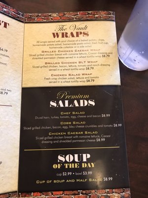 Menu photo 3 The Vault Cafe on the Square Marion, IL Menu photo 3 The Vault Cafe on the Square Marion, IL
