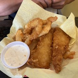H Salt Esquire Fish & Chips - Husband's 2 fish and 2 shrimp, he loved it.