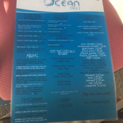 Ocean Deli - Menu