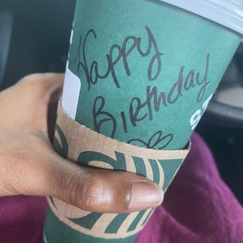 Starbucks - Happy Birthday Starbucks Cup - Coffee & Tea Near Me - Foothill Ranch, California