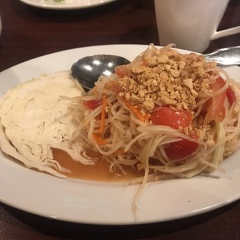 Ginger Thai - Papaya salad...fresh, light and taste worthy! - Thai Near Me - Nashville, Tennessee Ginger Thai - Papaya salad...fresh, light and taste worthy! - Thai Near Me - Nashville, Tennessee