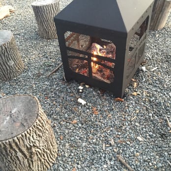 Hidden Pond Tree Farm - One of many Bon fire pits - Local Flavor Near Me - Mendham, New Jersey