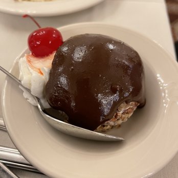 L.S. Ayres Tea Room - Pecan ice cream ball with hot fudge - Tea Rooms Near Me - Indianapolis, Indiana L.S. Ayres Tea Room - Pecan ice cream ball with hot fudge - Tea Rooms Near Me - Indianapolis, Indiana