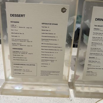Lysee - Dessert menu - Desserts Near Me - New York, New York Lysee - Dessert menu - Desserts Near Me - New York, New York
