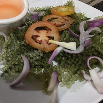Kawayanan Grill Station - Seaweed salad, think popping boba with saltwater. Instead of adding salt to your food, eat it with this salad. - Filipino Near Me - Coron, PLW Kawayanan Grill Station - Seaweed salad, think popping boba with saltwater. Instead of adding salt to your food, eat it with this salad. - Filipino Near Me - Coron, PLW