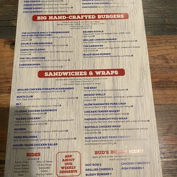 Bud's Tavern - Menu - American Near Me - Louisville, Kentucky Bud's Tavern - Menu - American Near Me - Louisville, Kentucky
