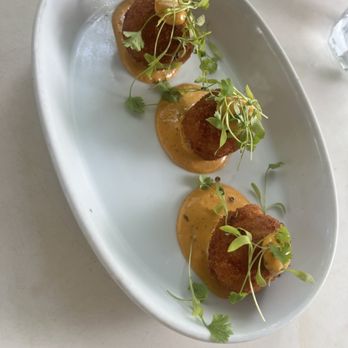 Glass & Vine - Croquettes ... so yummy - New American Near Me - Miami, Florida Glass & Vine - Croquettes ... so yummy - New American Near Me - Miami, Florida